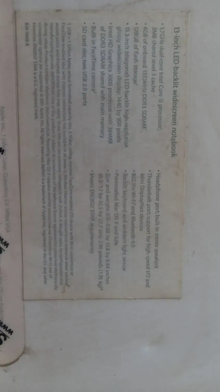 مک بوک ایر|رایانه همراه|تهران, سهروردی|دیوار