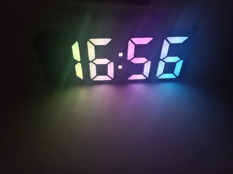 ساعت رومیزی دیجیتال مدل صفحه رنگی کیفیت HD LED|ساعت دیواری و تزئینی|تهران, شیخ هادی|دیوار