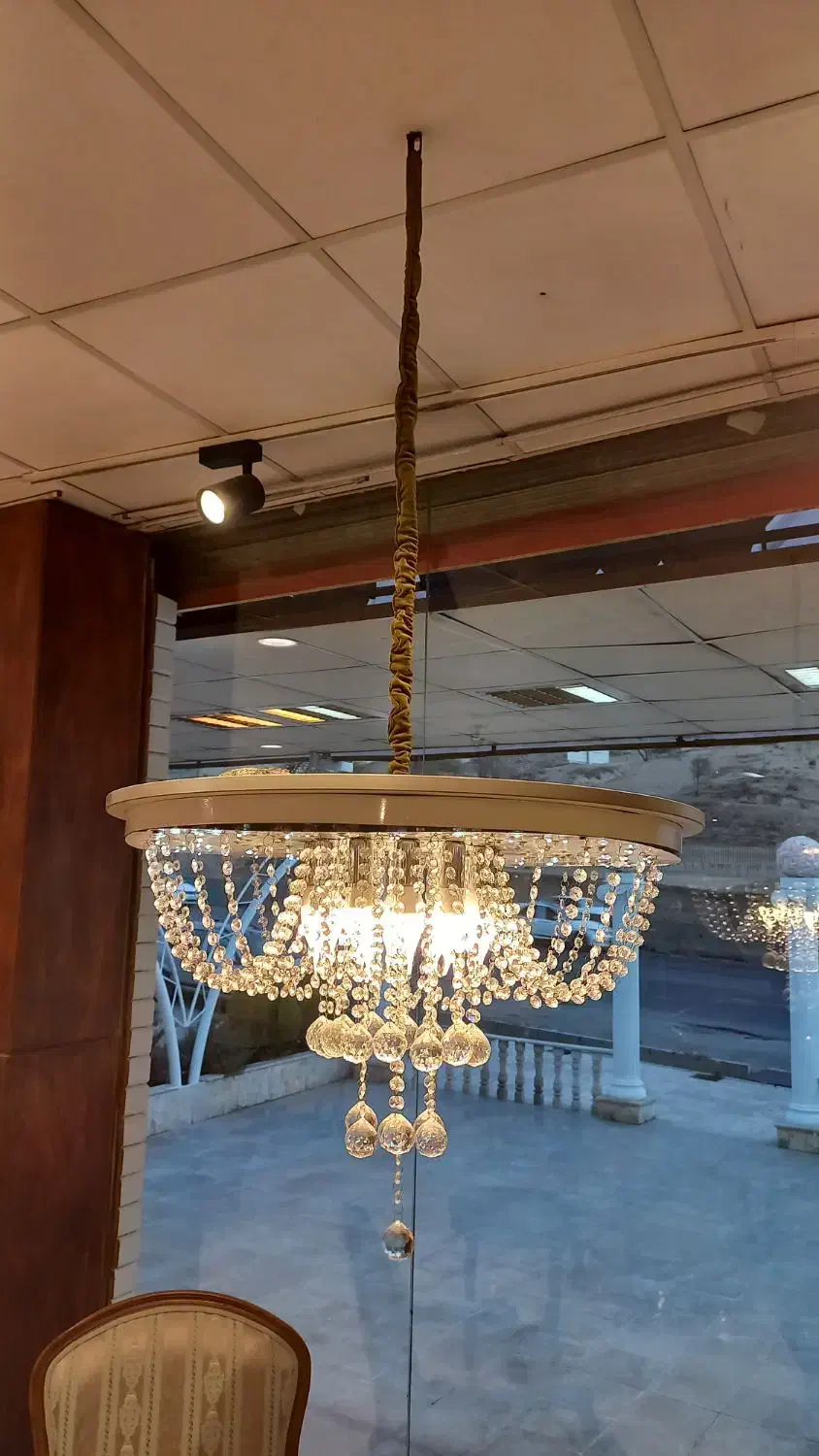 لوسترکریستالی هم بصورت جفت هم تک|لوستر و چراغ آویز|پردیس, شهرک صنعتی کمرد|دیوار