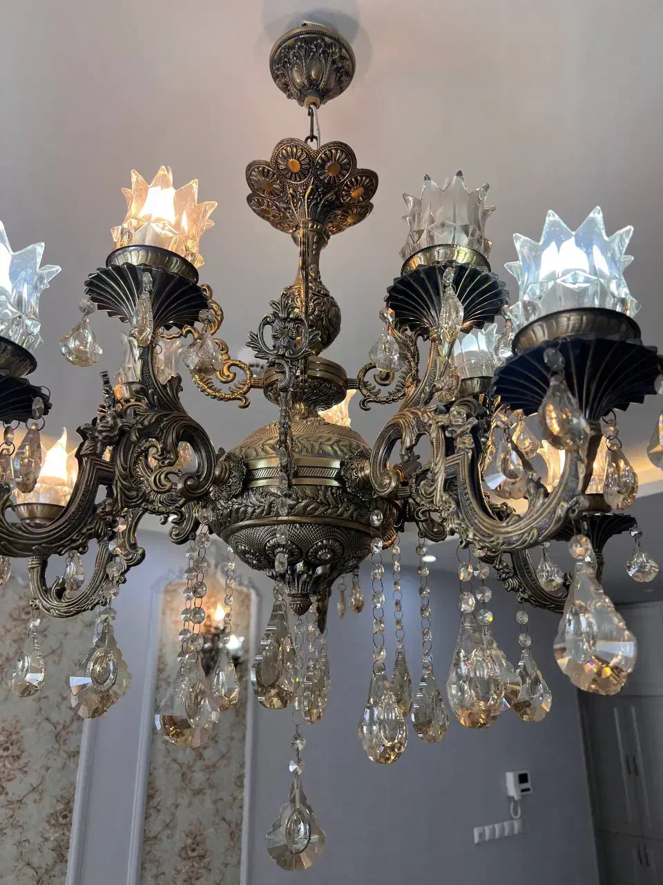 لوستر و دیوار کوب سیاه قلم پذیرایی و اشپزخانه|لوستر و چراغ آویز|مشهد, الهیه|دیوار