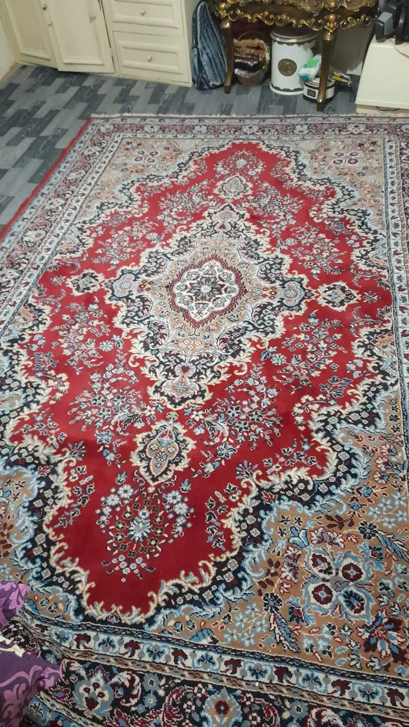 ۲ عدد فرش ۶ متری|فرش|میانه, |دیوار