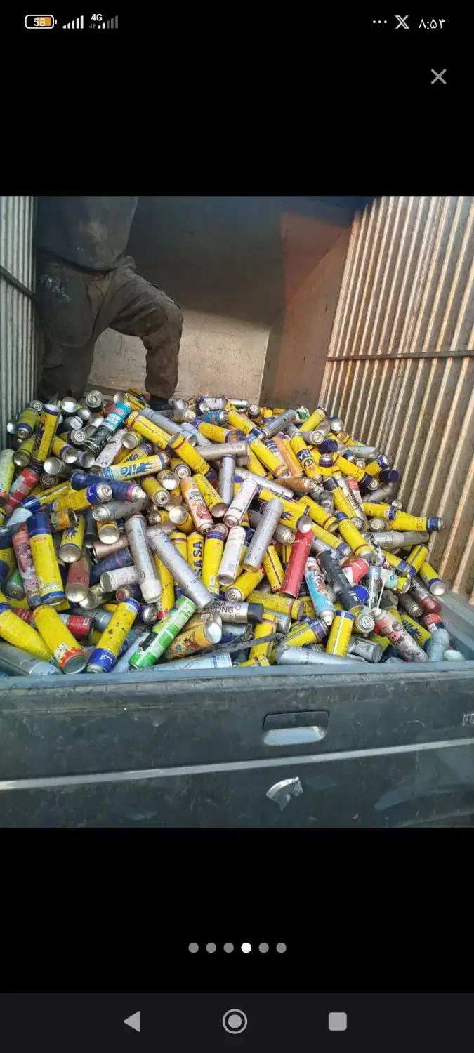 ضایعات قوطی  اسپری حلب ، آهن قیمت فوق العاده|عمده‌فروشی|چهاردانگه (تهران), |دیوار