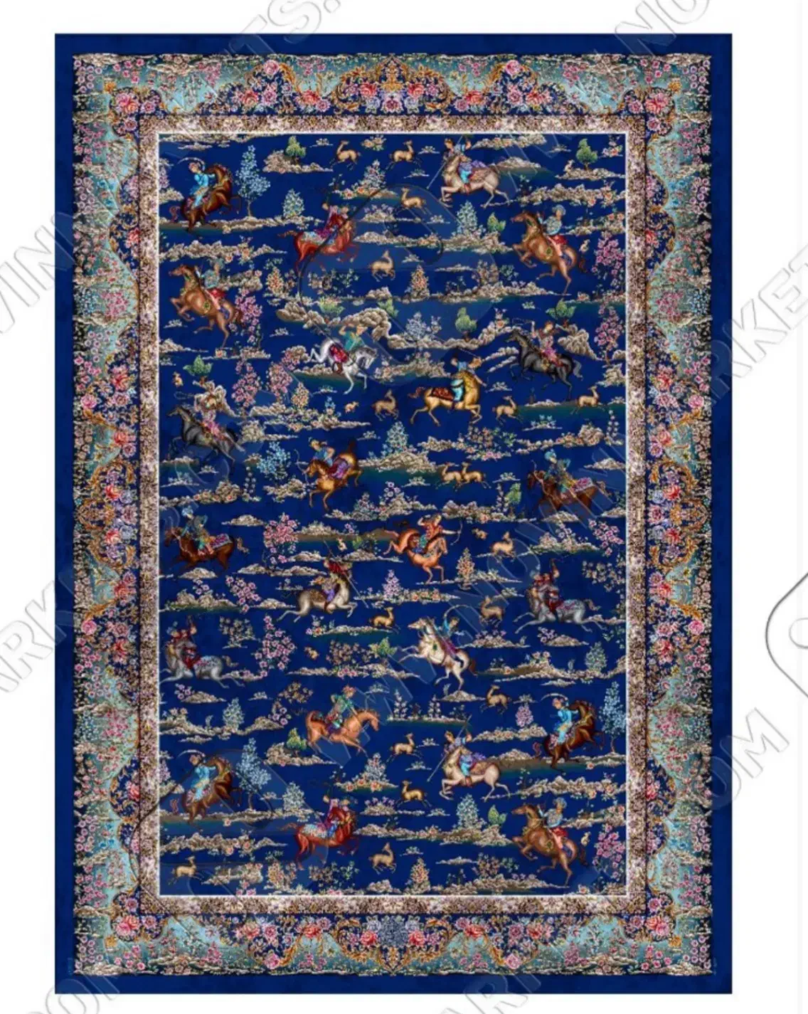 فرش ۱۲ متری برند دیبا شکارگاه ۱۲۰۰ شانه صادراتی|فرش|تهران, جوادیه|دیوار