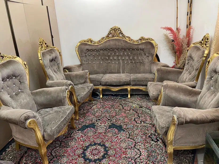 مبل سلطنتی|مبلمان خانگی و میز عسلی|سیرجان, |دیوار