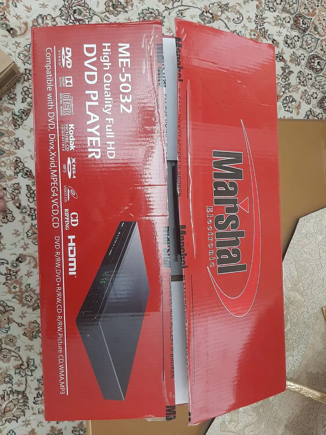 دی وی دی مارشال اصل مدل۵۰۳۲ نونو فقطو فقط۸۰۰|پخش‌کننده DVD و ویدیو|بروجرد, |دیوار