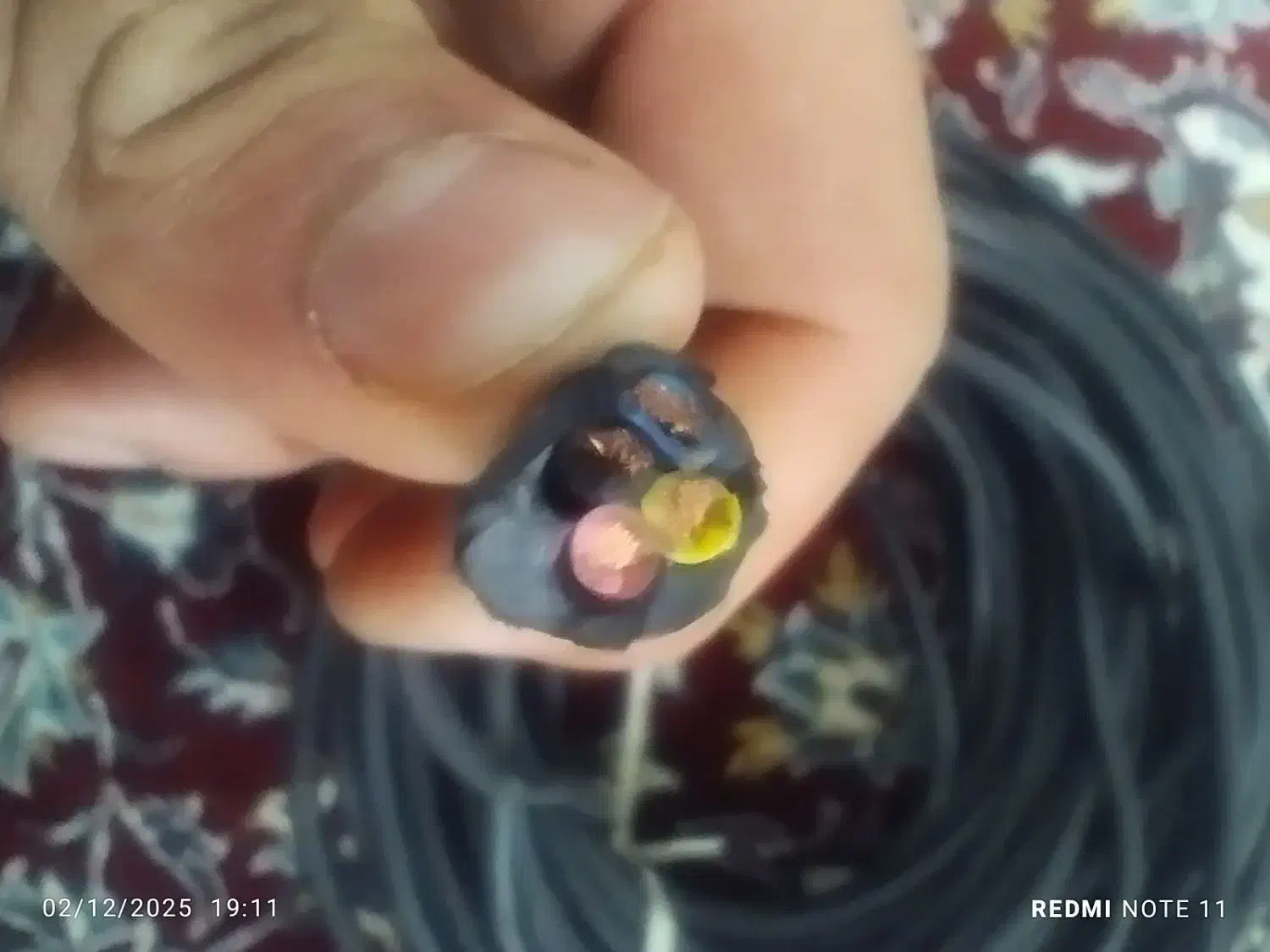 کابل ۴ رشته ای صحیح و سالم  ۲۸ متر|مصالح و تجهیزات ساختمان|سرخنکلاته, |دیوار