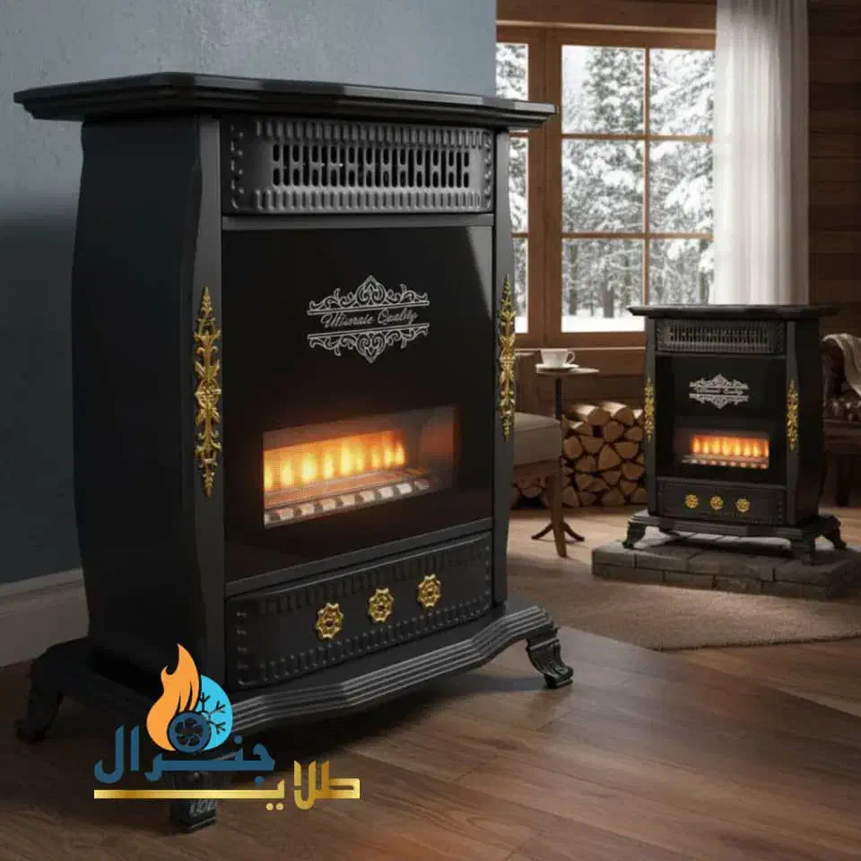 بخاری گازی 24هزار شومینه پایدار طلایی هوشمند ODS|بخاری، هیتر، شومینه|تهران, بازار|دیوار