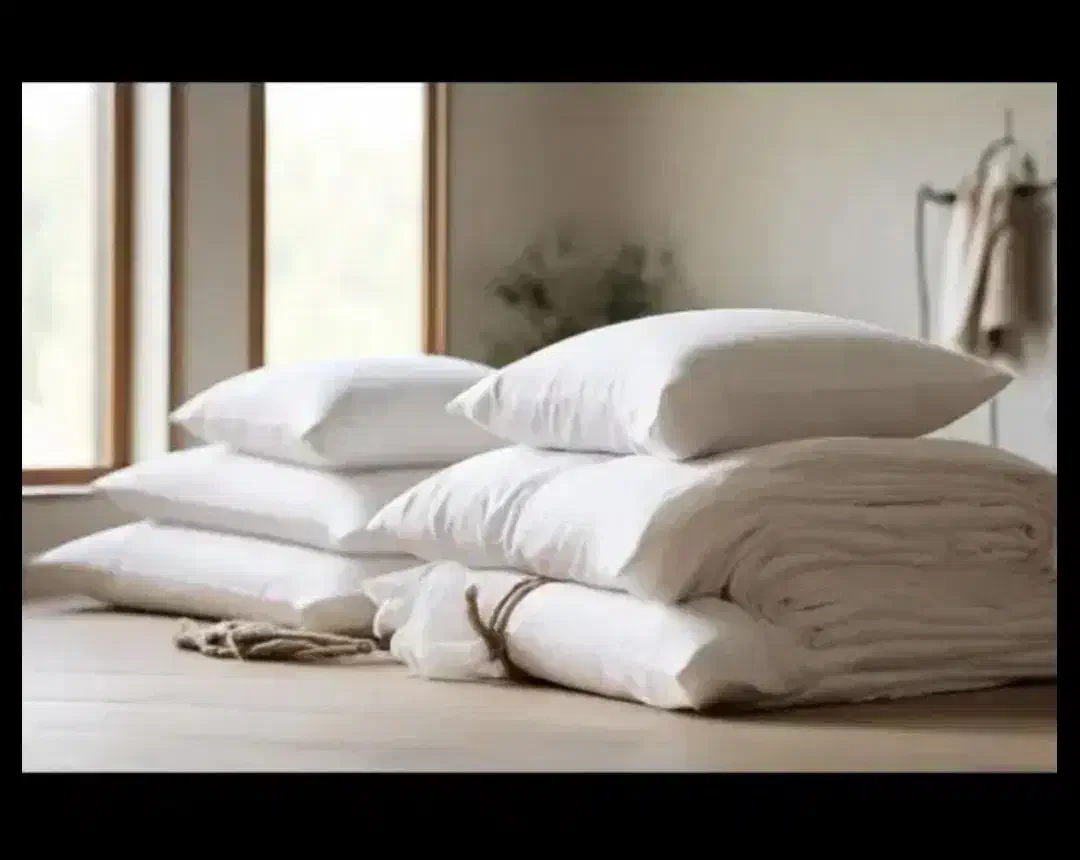 بالشت پر 4عدد|رختخواب، بالش، پتو|اردبیل, |دیوار