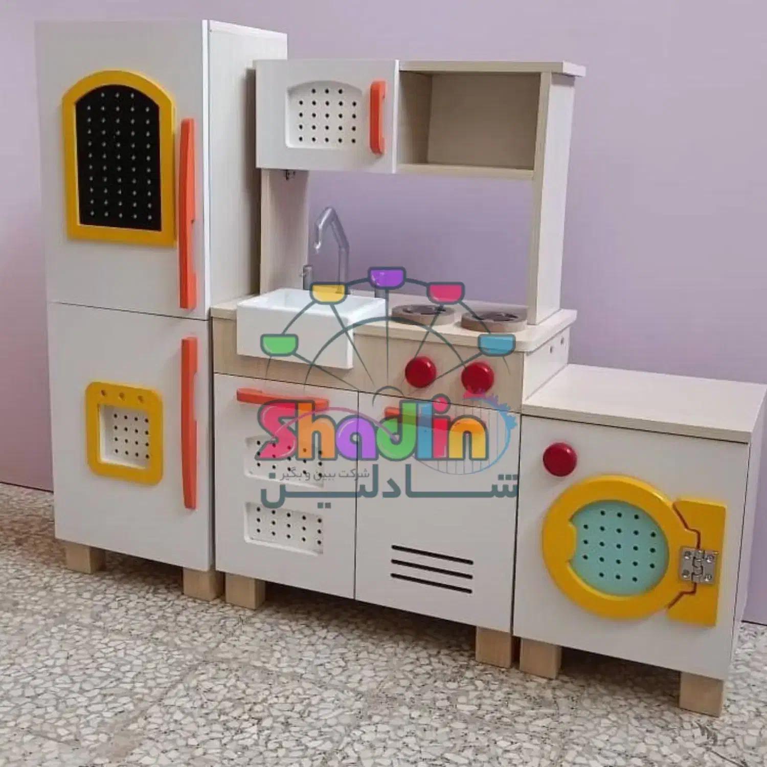 آشپزخانه کودک ۱ و ۳ تکه فول / شادلین|اسباببازی|تنکابن, |دیوار