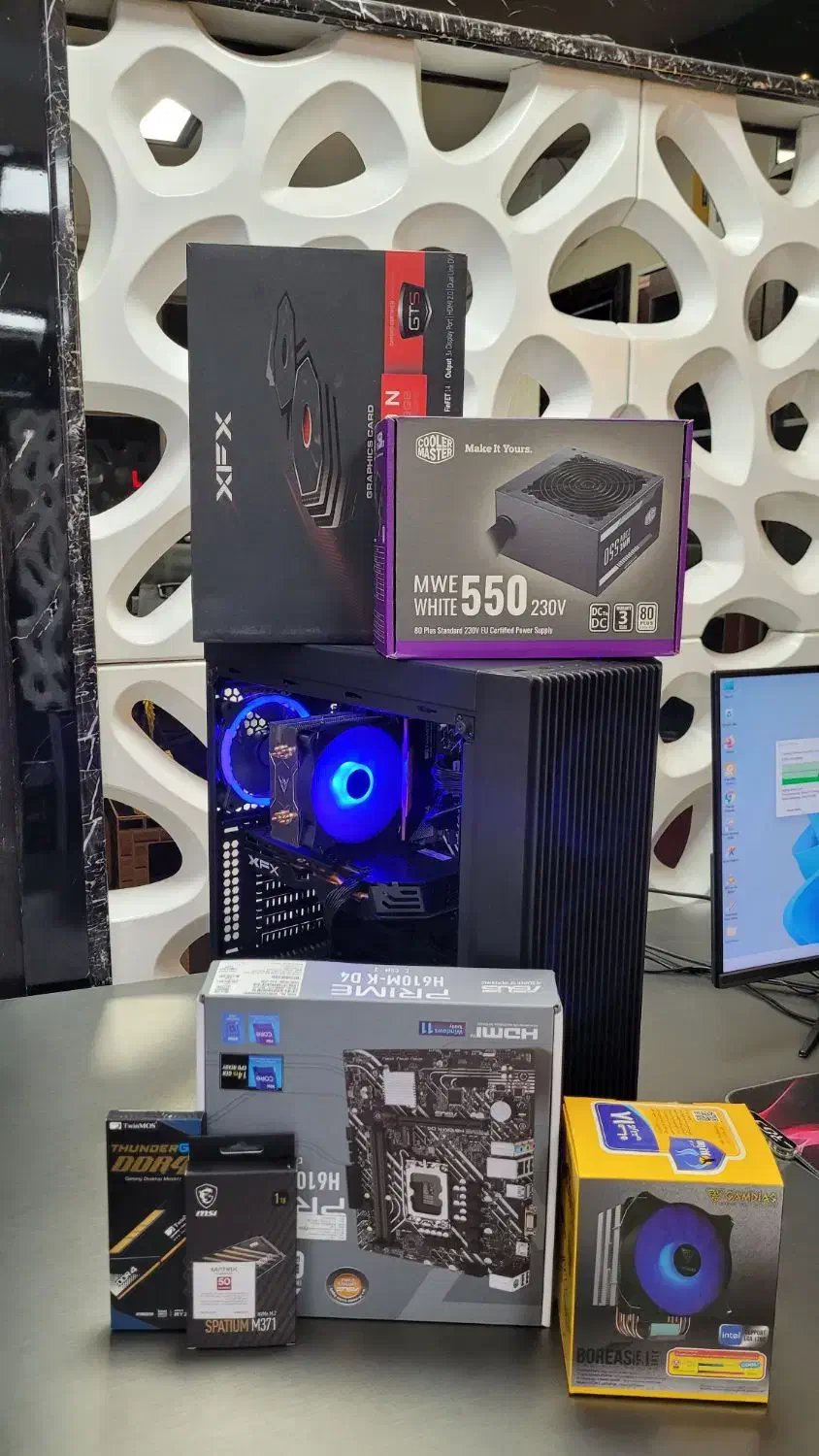 کیس گیمینگ حرفه ای نسل 12 نقد و اقساط|رایانه رومیزی|شیراز, معالیآباد|دیوار