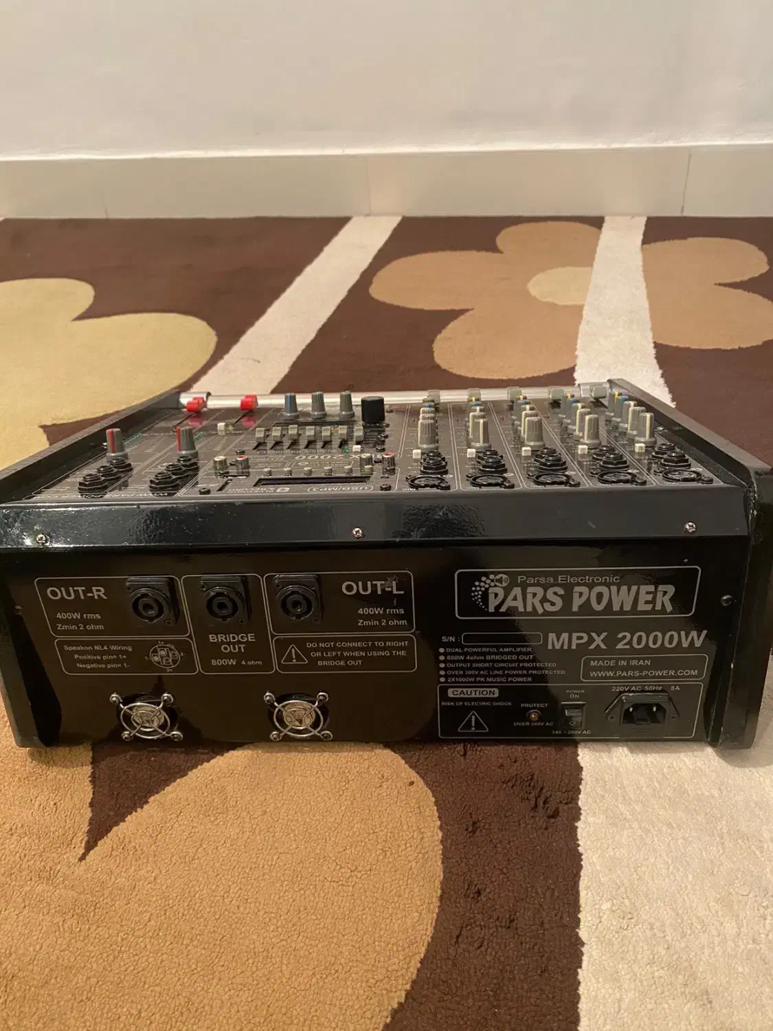 پاور میکسر پارس پاور 2000|آلات موسیقی|گیلان غرب, |دیوار