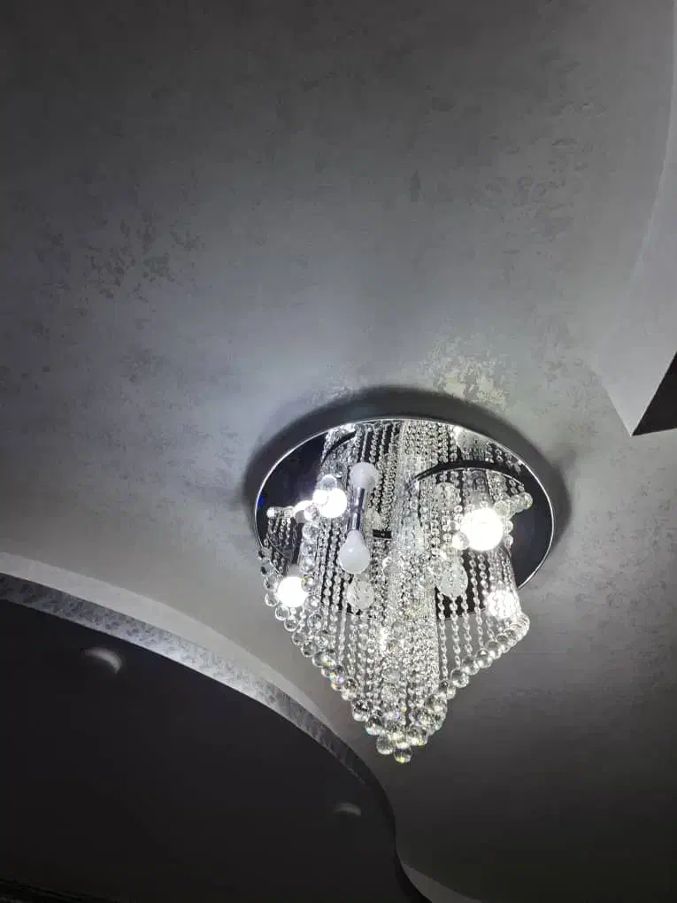 لوستر سقفی کریستالی|لوستر و چراغ آویز|ارومیه, |دیوار