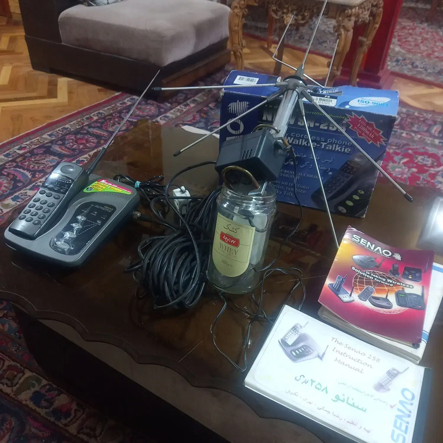 فروش تلفن بیسیم ۲خطه سنا. ئو 258 . su|تلفن رومیزی|آبسرد, |دیوار