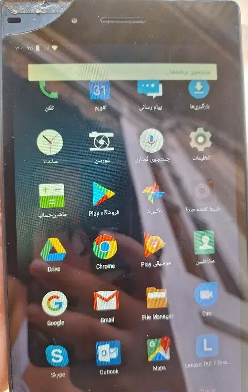 تبلت سالم فقط بالاش یه شکسته ریزی داره|تبلت|بوشهر, |دیوار