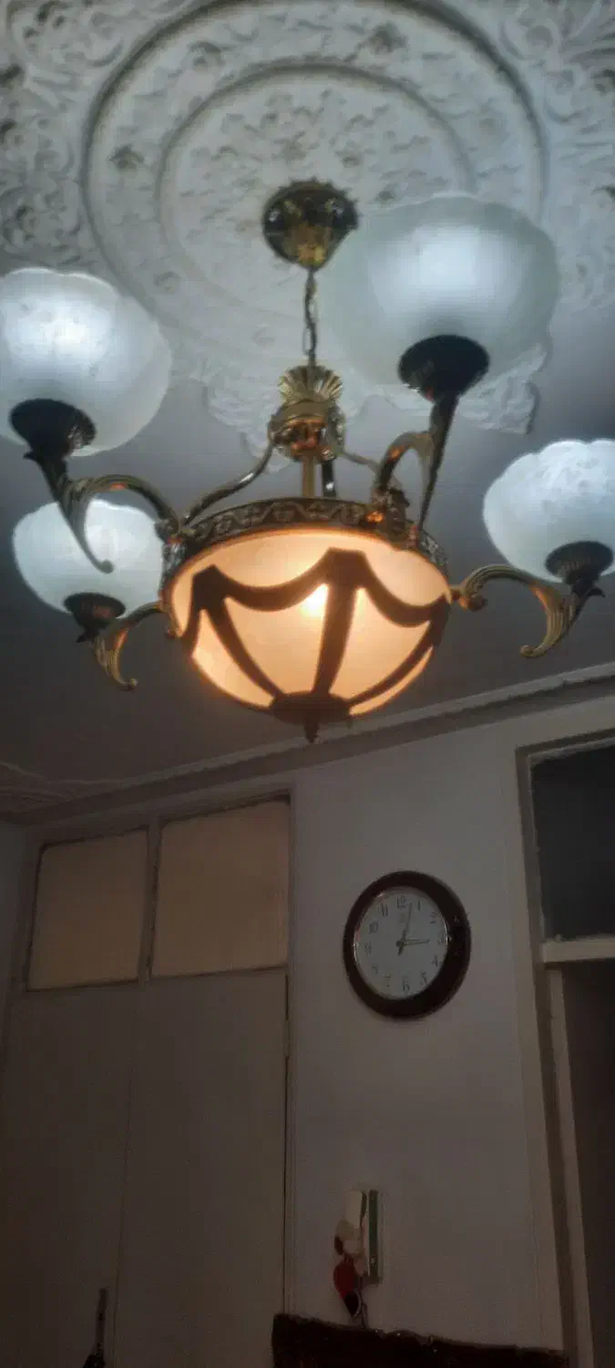 لوستر ۵ شاخه|لوستر و چراغ آویز|تهران, مسعودیه|دیوار