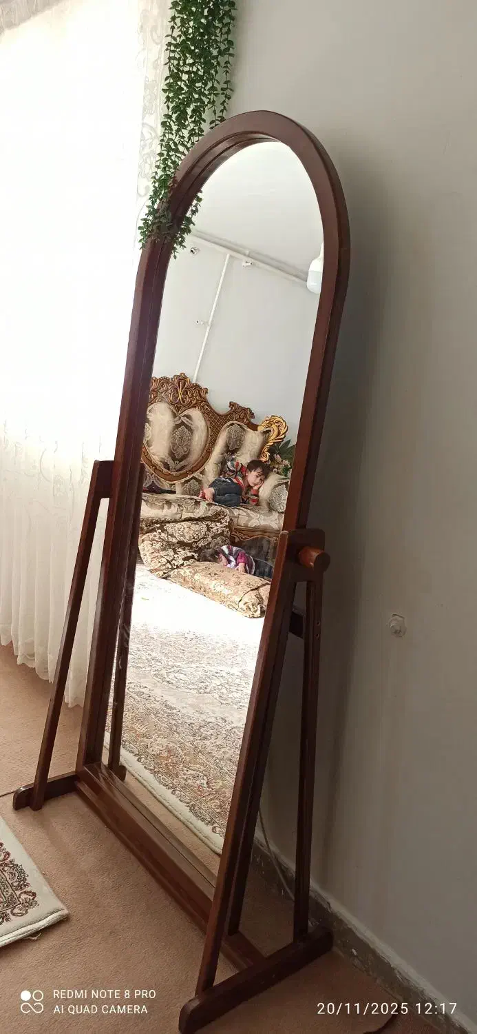آینه قدی چوبی|آینه|نظرآباد, احمد آباد|دیوار