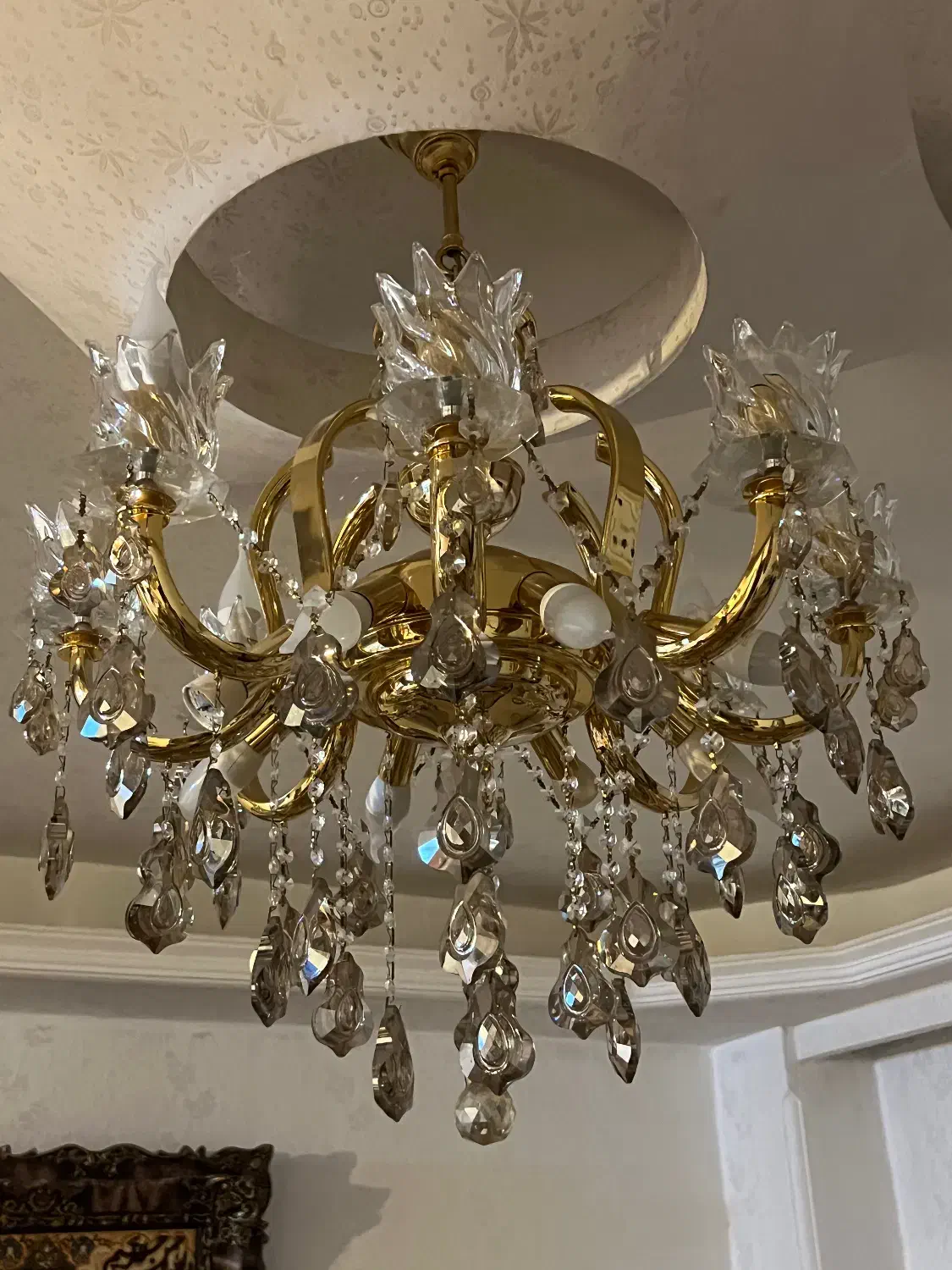 لوستر|لوستر و چراغ آویز|تبریز, |دیوار