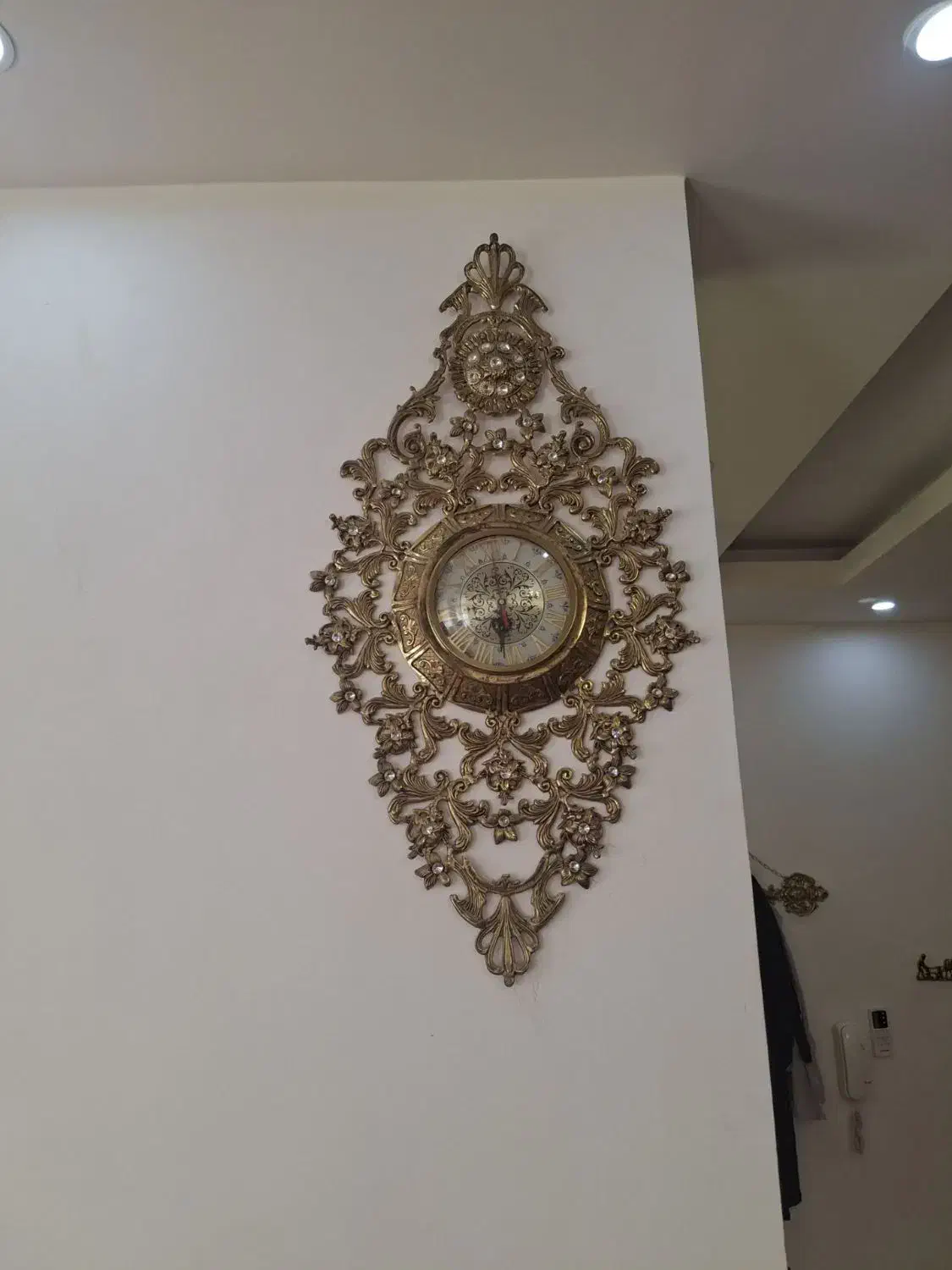 ساعت برنز سنگین|ساعت دیواری و تزئینی|ممقان, |دیوار