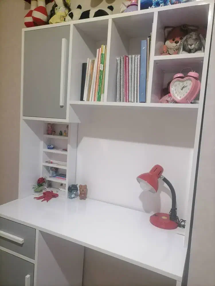 کتابخانه سفید رنگ‌|کتابخانه، شلف، قفسه‌های دیواری|تهران, شهرک آزادی|دیوار