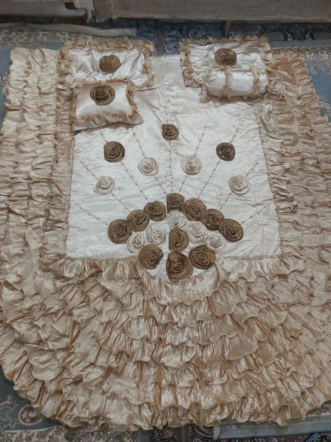 روتختی دونفره گل برجسته|سرویس روتختی|قم, باسکول|دیوار