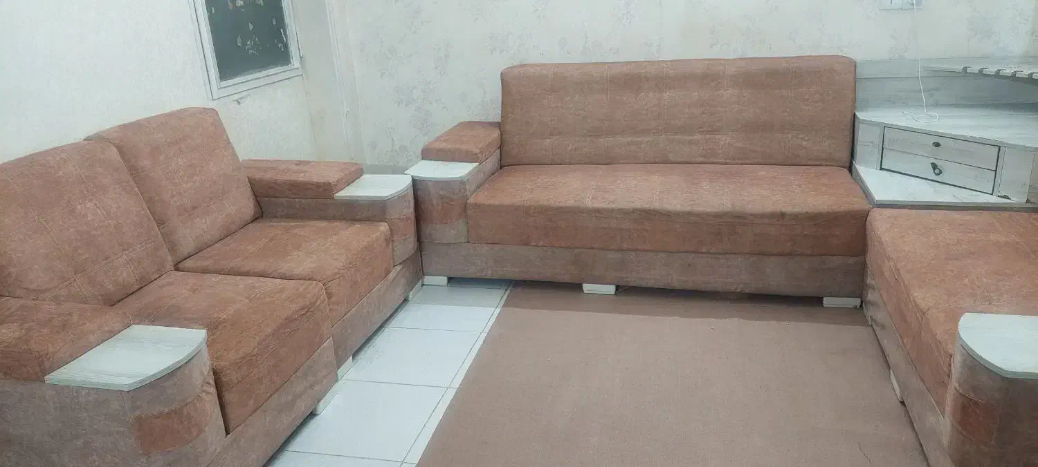 مبلمان راحتی طرح ال|مبلمان خانگی و میز عسلی|تهران, آشتیانی|دیوار