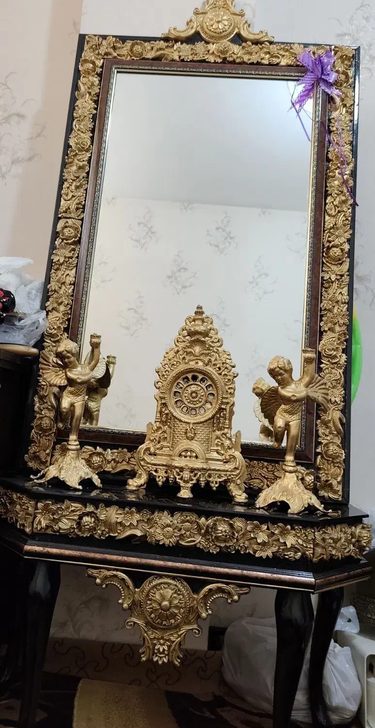 آینه شمعدان|آینه|اصفهان, الهیه|دیوار