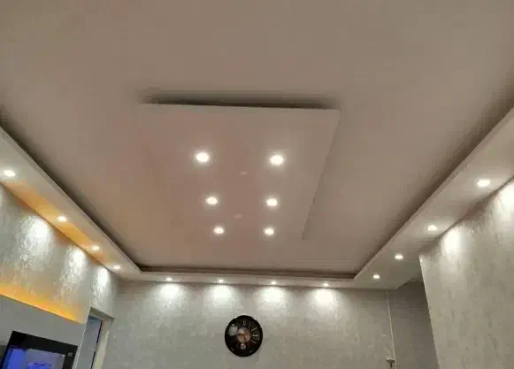 کناف لاین نوری نورمخفی نقاشی ساختمان|خدمات پیشه و مهارت|هشتگرد, هشتگرد قدیم|دیوار