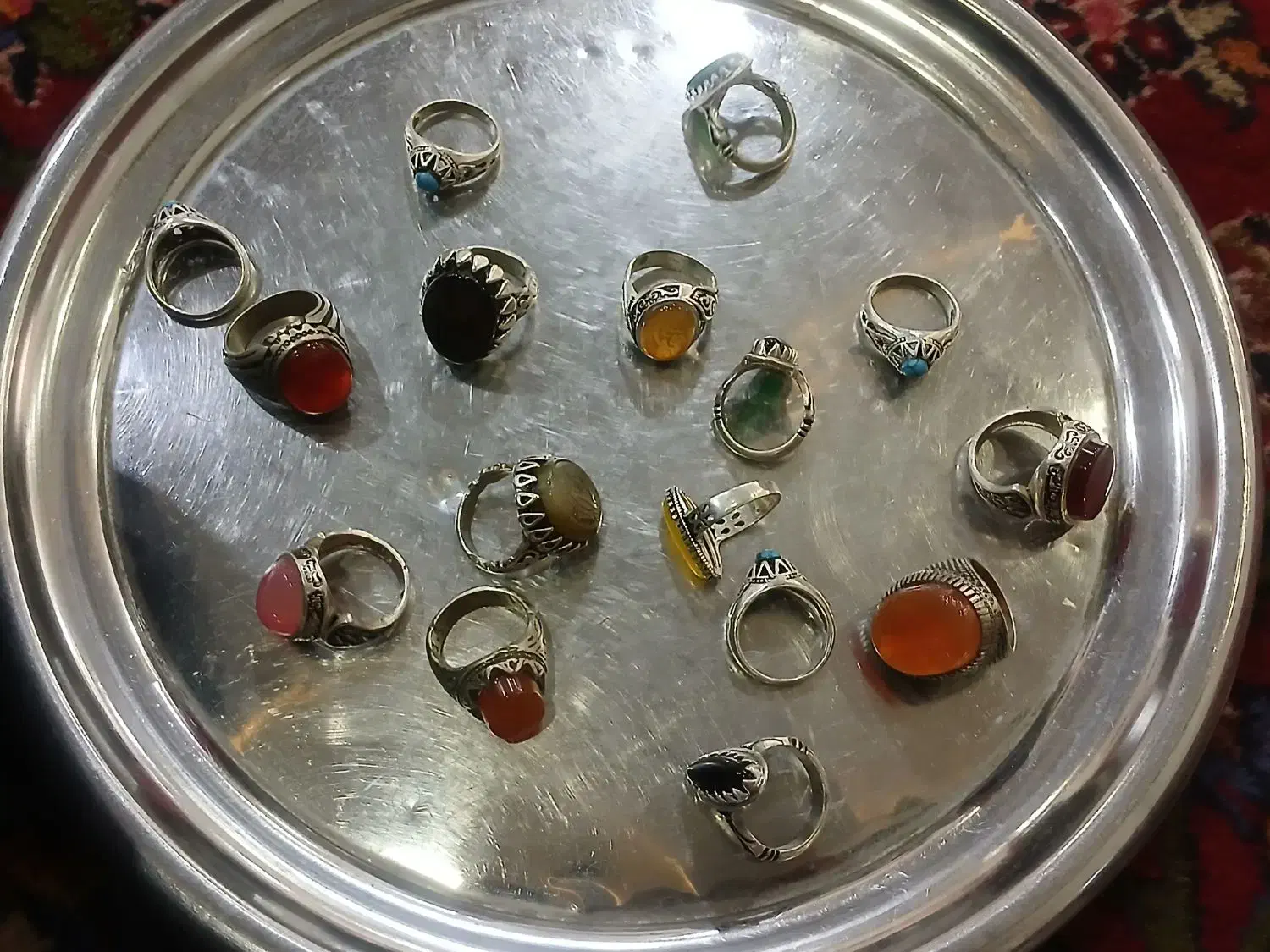 انگشتر نقره|بدلیجات|اصفهان, بوستان ناژوان|دیوار