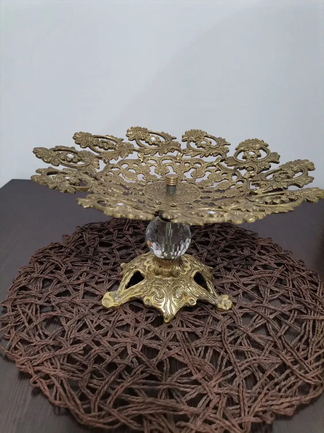 شیرینی خوری برنجی|ظروف سرو و پذیرایی|الیگودرز, |دیوار