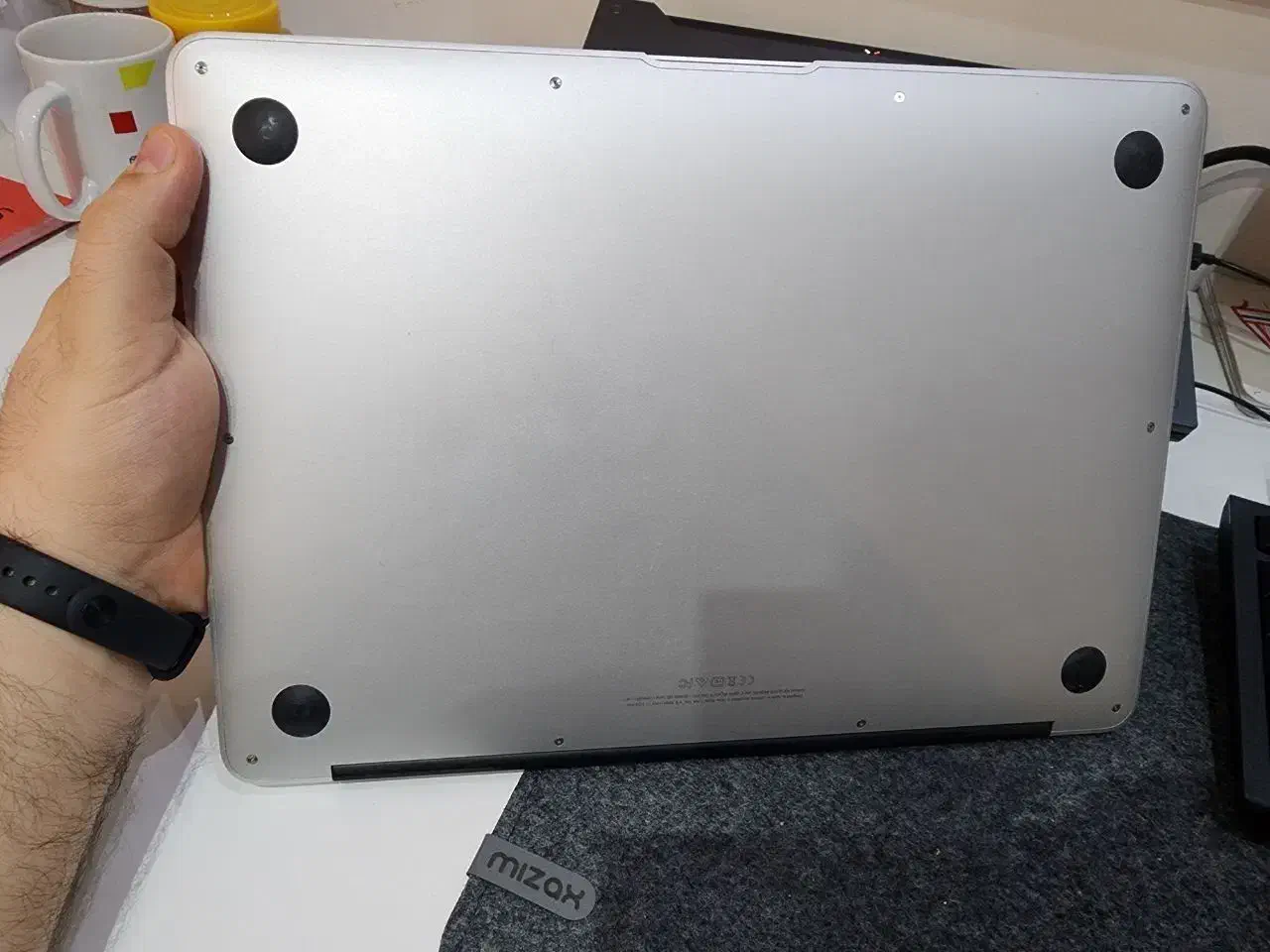 مک‌بوک ایر ۲۰۱۷ ‌i7 تمیز کم‌کارکرد|رایانه همراه|قم, بکایی|دیوار