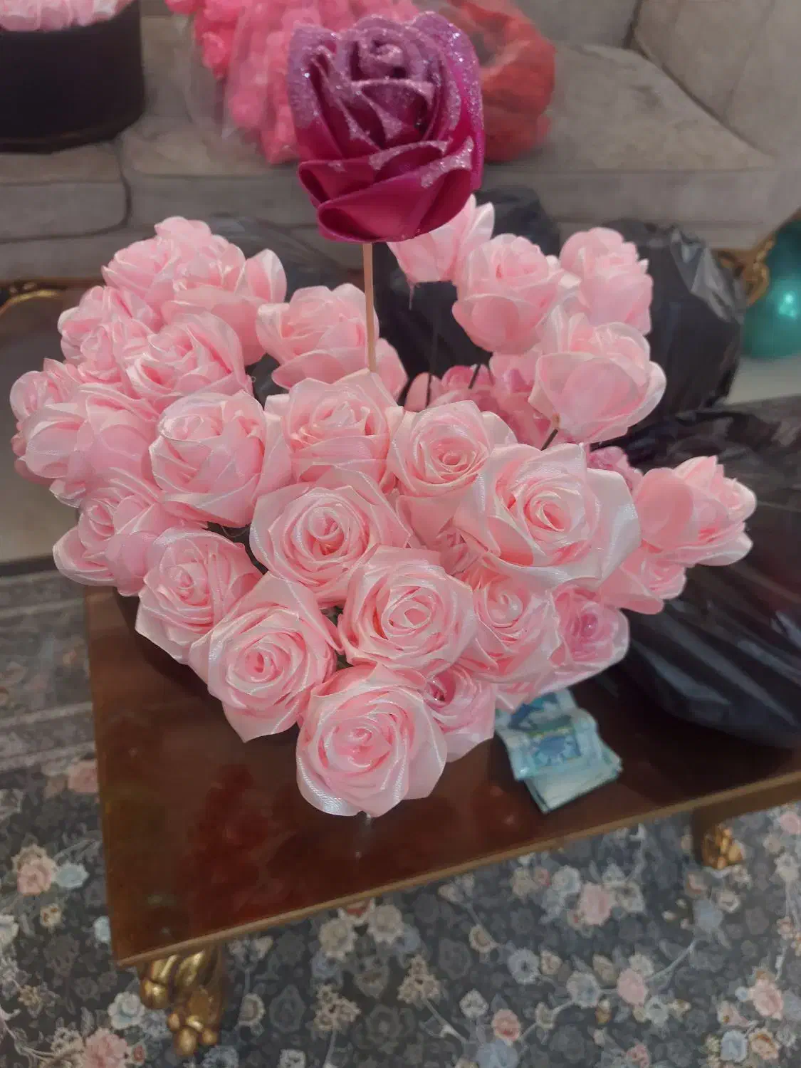 گل ربانی|گل مصنوعی|ساوه, |دیوار