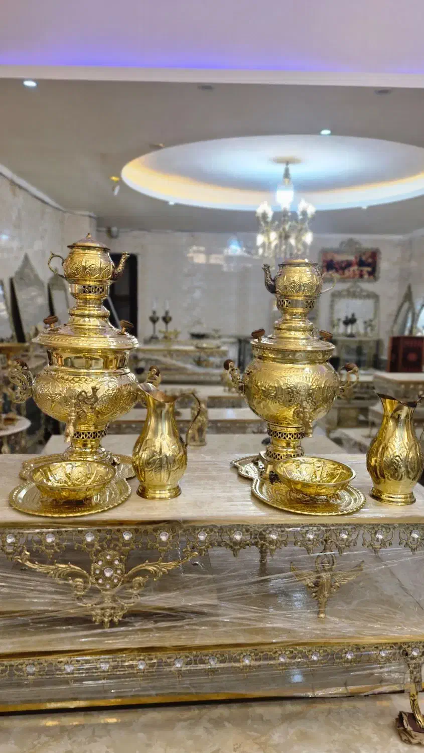 سماور ذغالی برنزی برنز سعید|کلکسیون اشیاء عتیقه|کرمانشاه, |دیوار