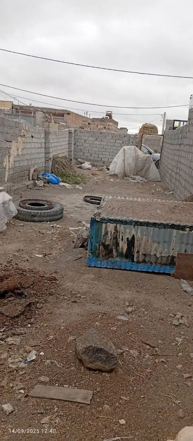 صد متر زمین داخل چهار دیواری|فروش زمین و ملک کلنگی|اردبیل, |دیوار