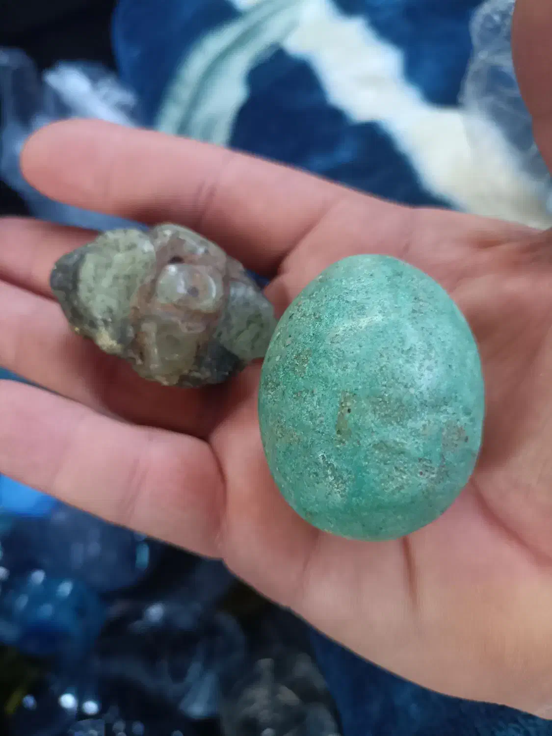 دو عدد گوهر شب چراغ یکیشون مهره بوده|جواهرات|شیراز, ابیوردی|دیوار