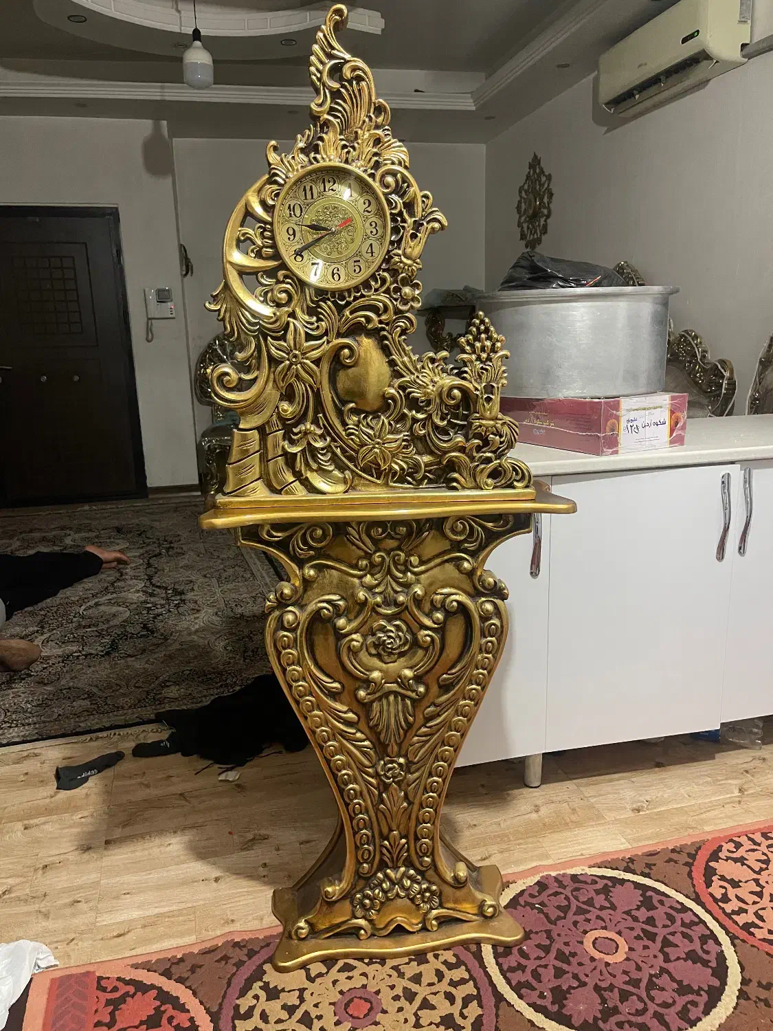 ساعت قدی چوب راش|ساعت دیواری و تزئینی|تهران, شهرک رضویه|دیوار