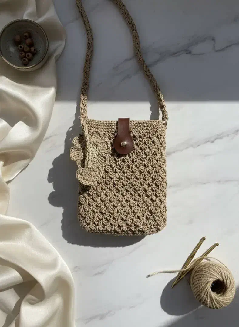 کیف دوشی رافیا|کیف، کفش، کمربند|رشت, حمیدیان|دیوار