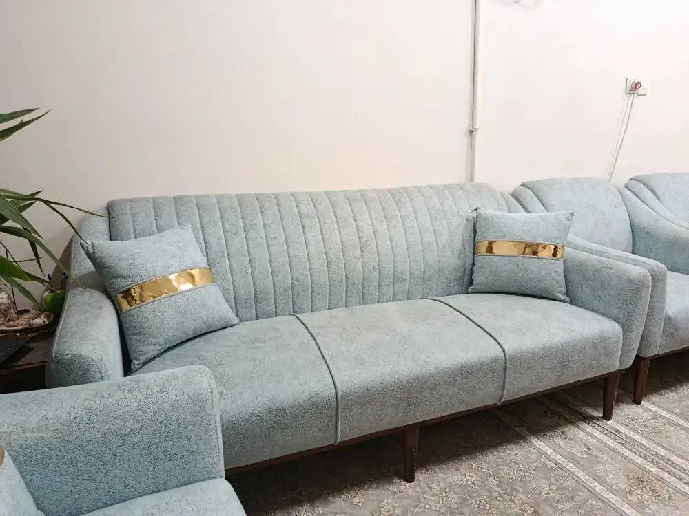 مبل مدل پاریس ۷ نفره در حد نو|مبلمان خانگی و میز عسلی|تهران, مطهری|دیوار