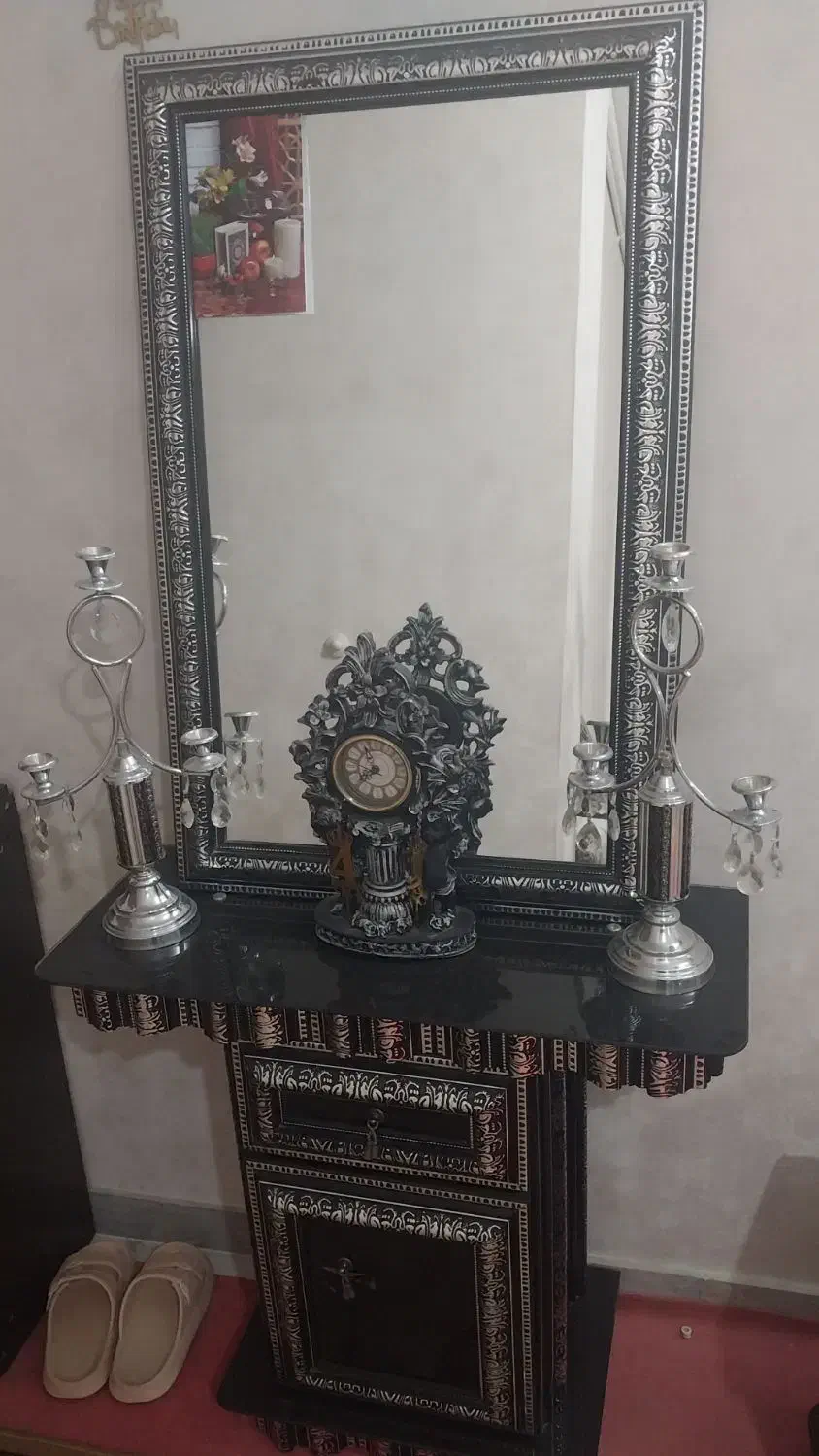 آینه و شمعدان|بوفه، ویترین، کنسول|سمنان, |دیوار