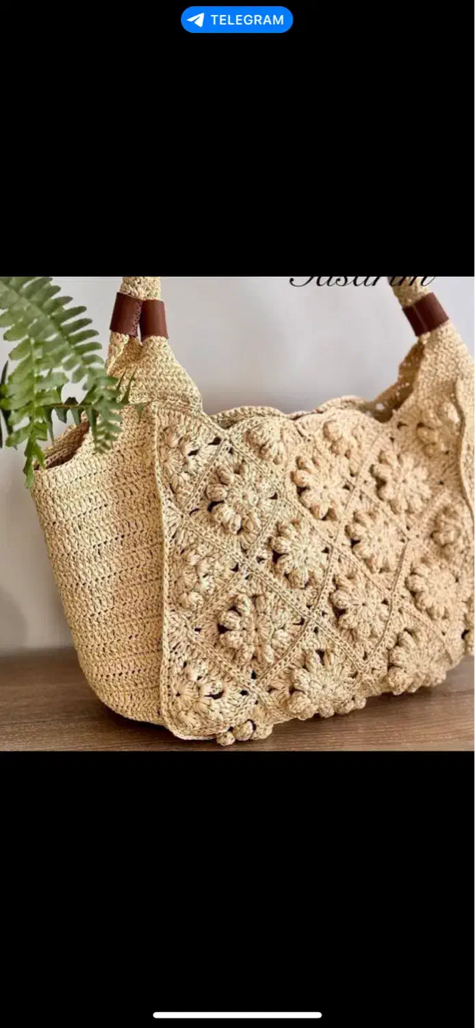 بافت انواع کیف های رافیا|کیف، کفش، کمربند|رشت, یخسازی|دیوار