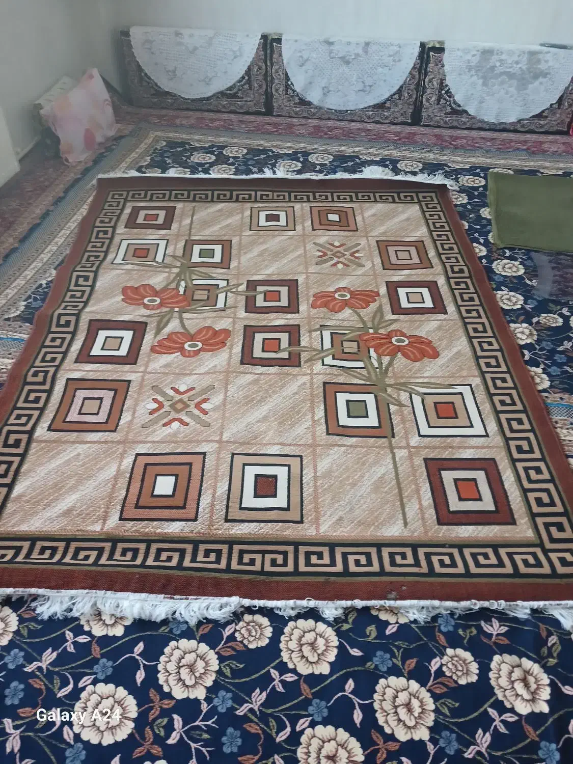 گلیم فرش|گلیم، جاجیم، گبه|همدان, |دیوار