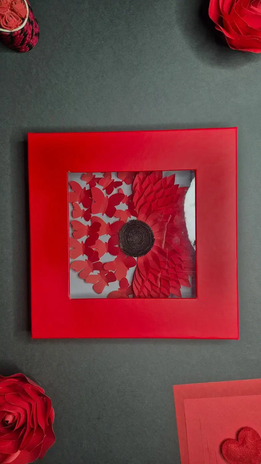 جعبه کادویی، هدیه، گل قاب، هدیه خاص، کادو تولد|گل مصنوعی|تهران, مشیریه|دیوار