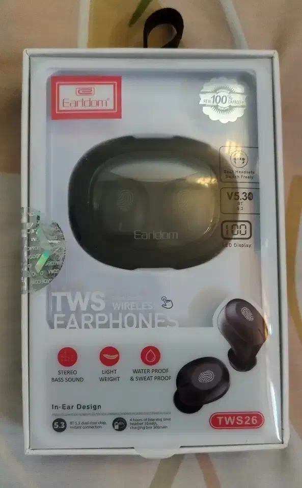 ایرپاد / هدفون بی سیم ارلدام مدل ET-TWS26|لوازم جانبی موبایل و تبلت|شاهین‌شهر, نبوت|دیوار