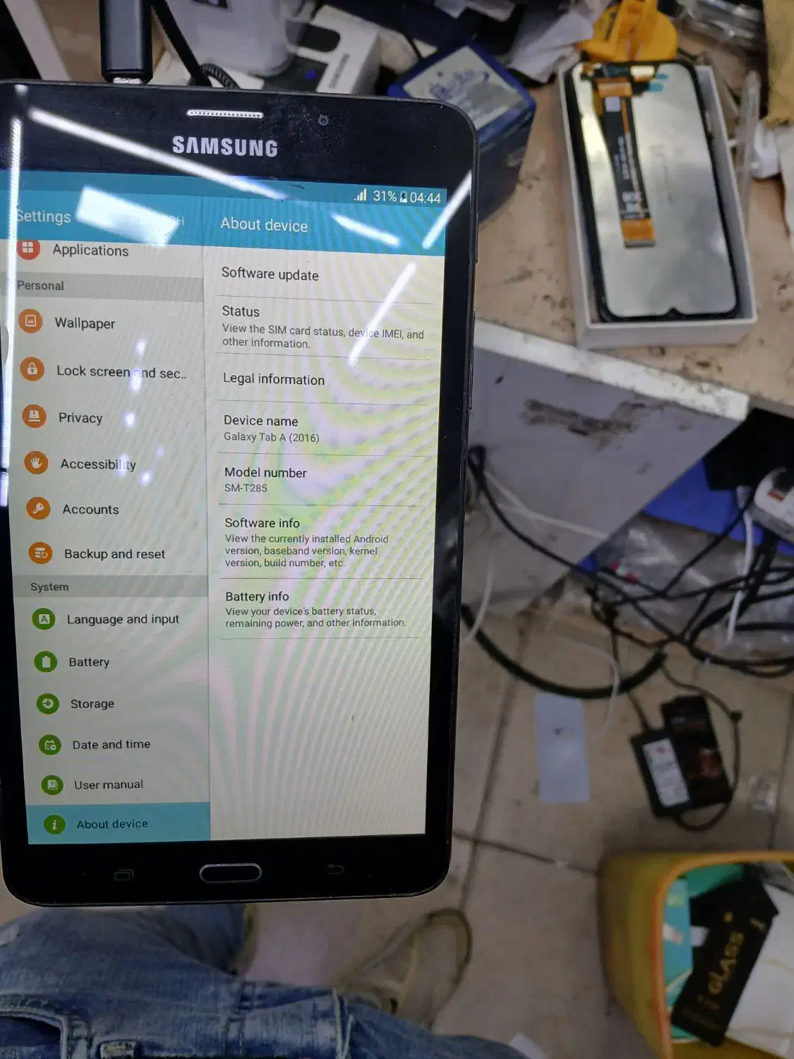 سالم تروتمیز بدون بازشدگی وحتی تعمیر|تبلت|سبزوار, قائم|دیوار