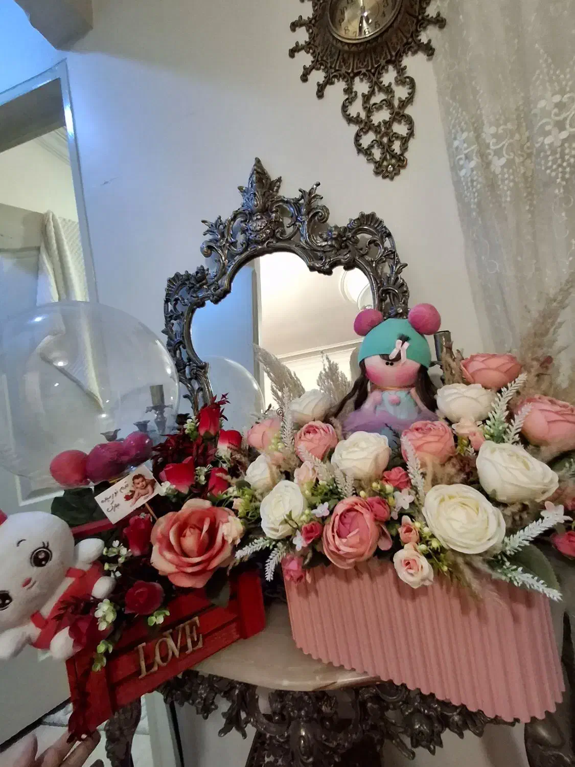 دو عدد باکس گل مصنوعی|صنایع دستی و سایر لوازم تزئینی|ری, دیلمان|دیوار