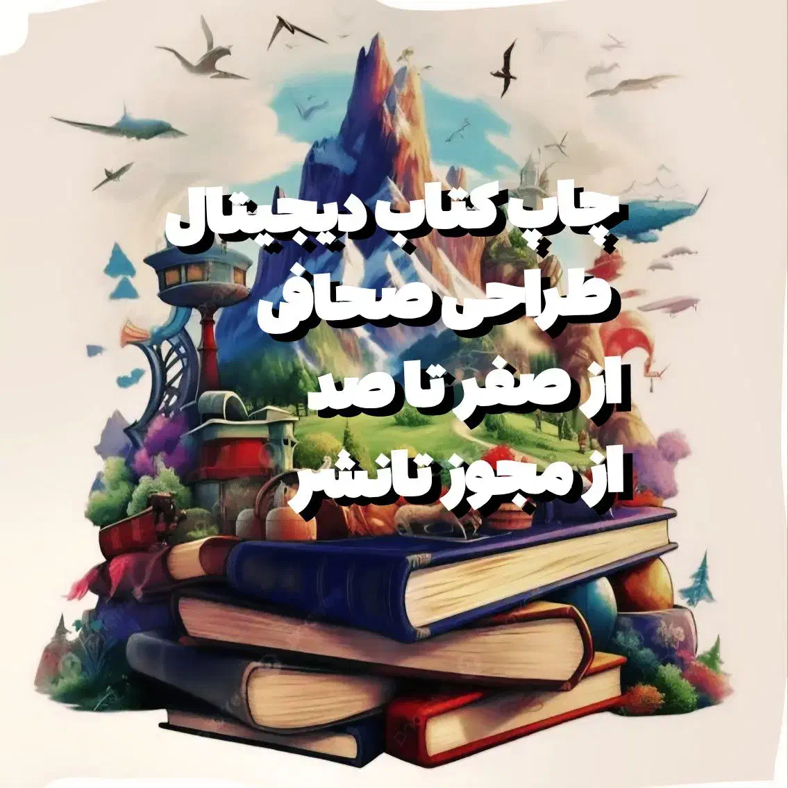 چاپ و نشرکتاب  با مجوز صفر تا صد|خدمات رایانه‌ای و موبایل|تهران, نیاوران|دیوار