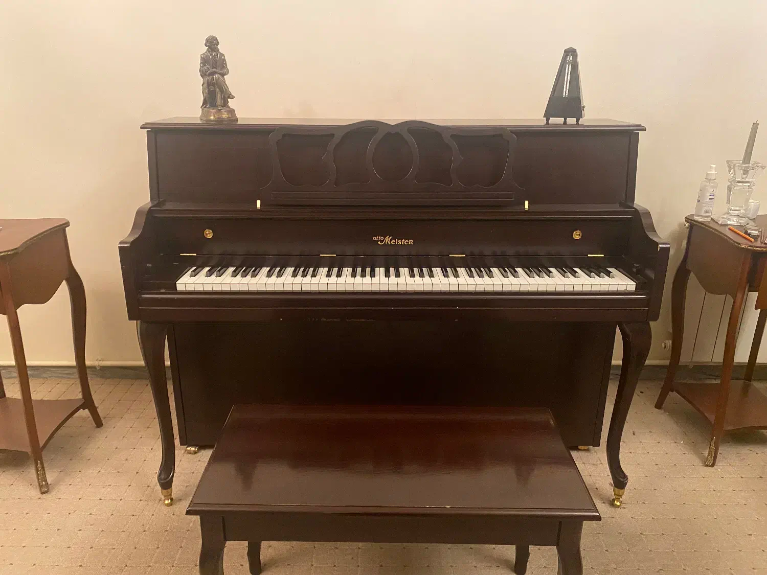 پیانو مکانیکی (کنسولی)|پیانو، کیبورد، آکاردئون|تبریز, |دیوار