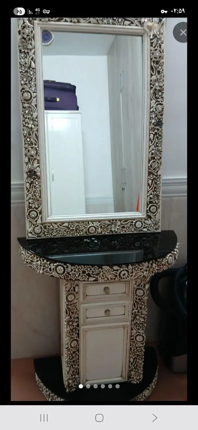 اینه و شمعدان ها و ساعت|آینه|گلستان (تهران), |دیوار