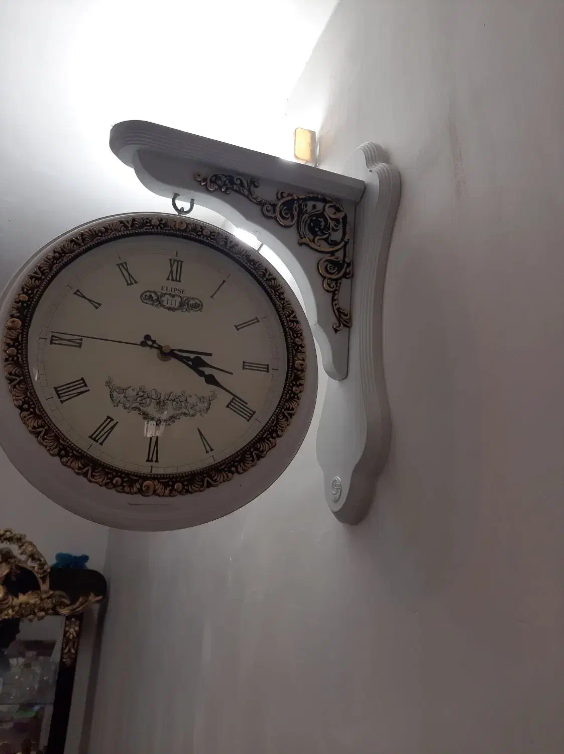 ساعت دو طرفه مارک الیپس|ساعت دیواری و تزئینی|کرمان, |دیوار