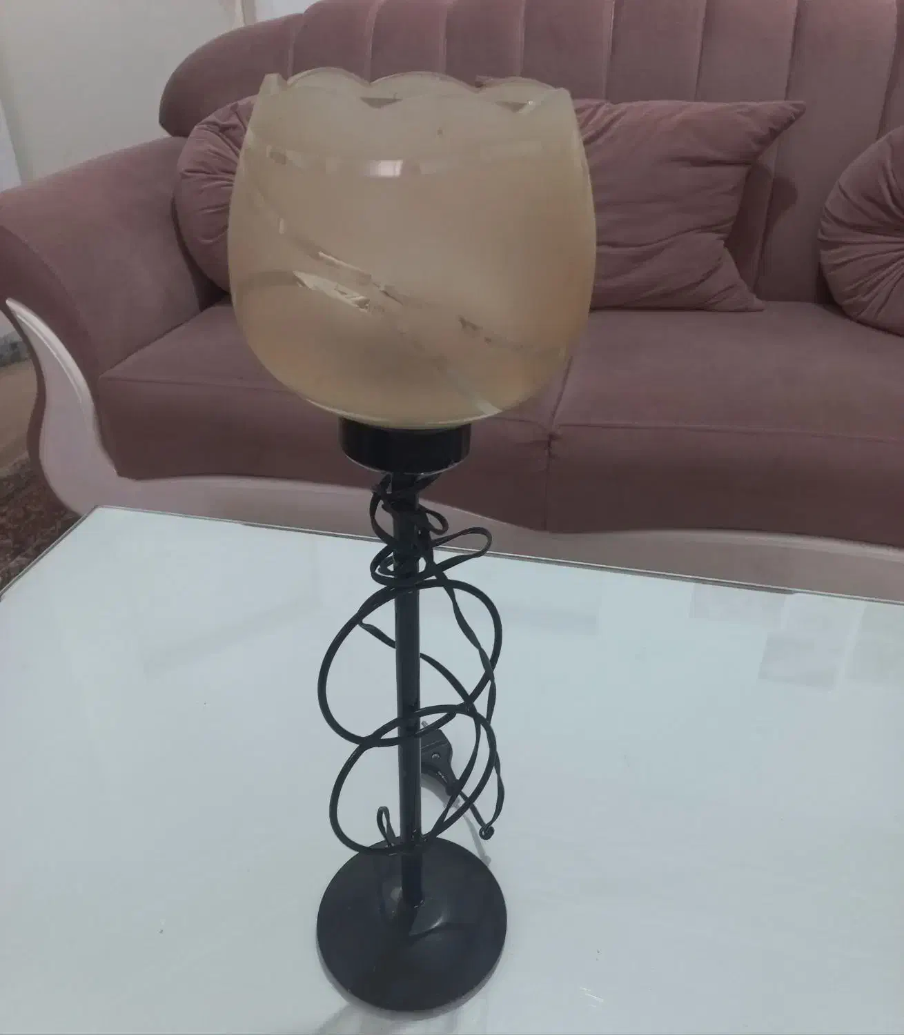 لوستر و چراغ خواب نو ودر حد نو|لوستر و چراغ آویز|گنبد کاووس, |دیوار