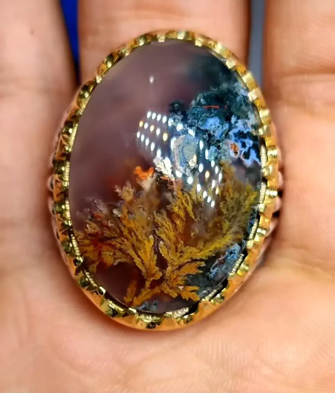 انگشتر شجر گل اناری بی نظیر|جواهرات|سرایان, |دیوار